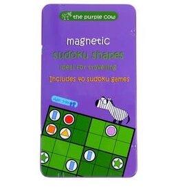 The Purple Cow Magnetic Sudoku Shapes Travel Game