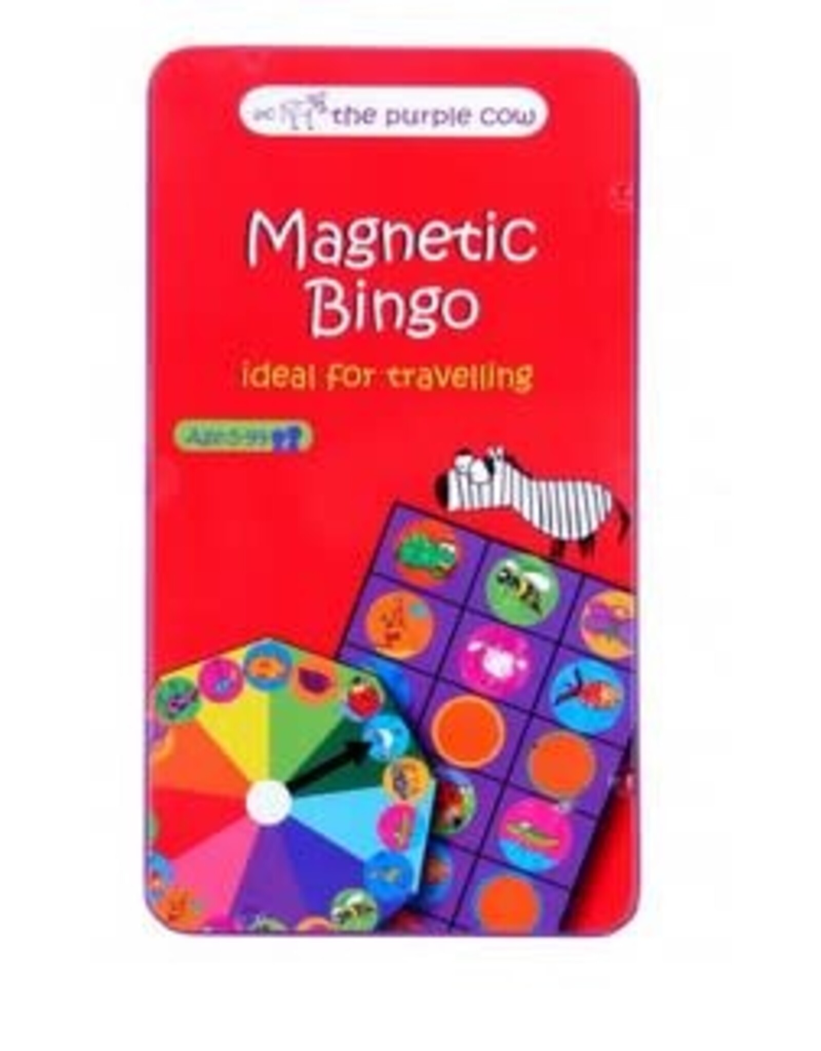 The Purple Cow Magnetic Animal Bingo Travel Game