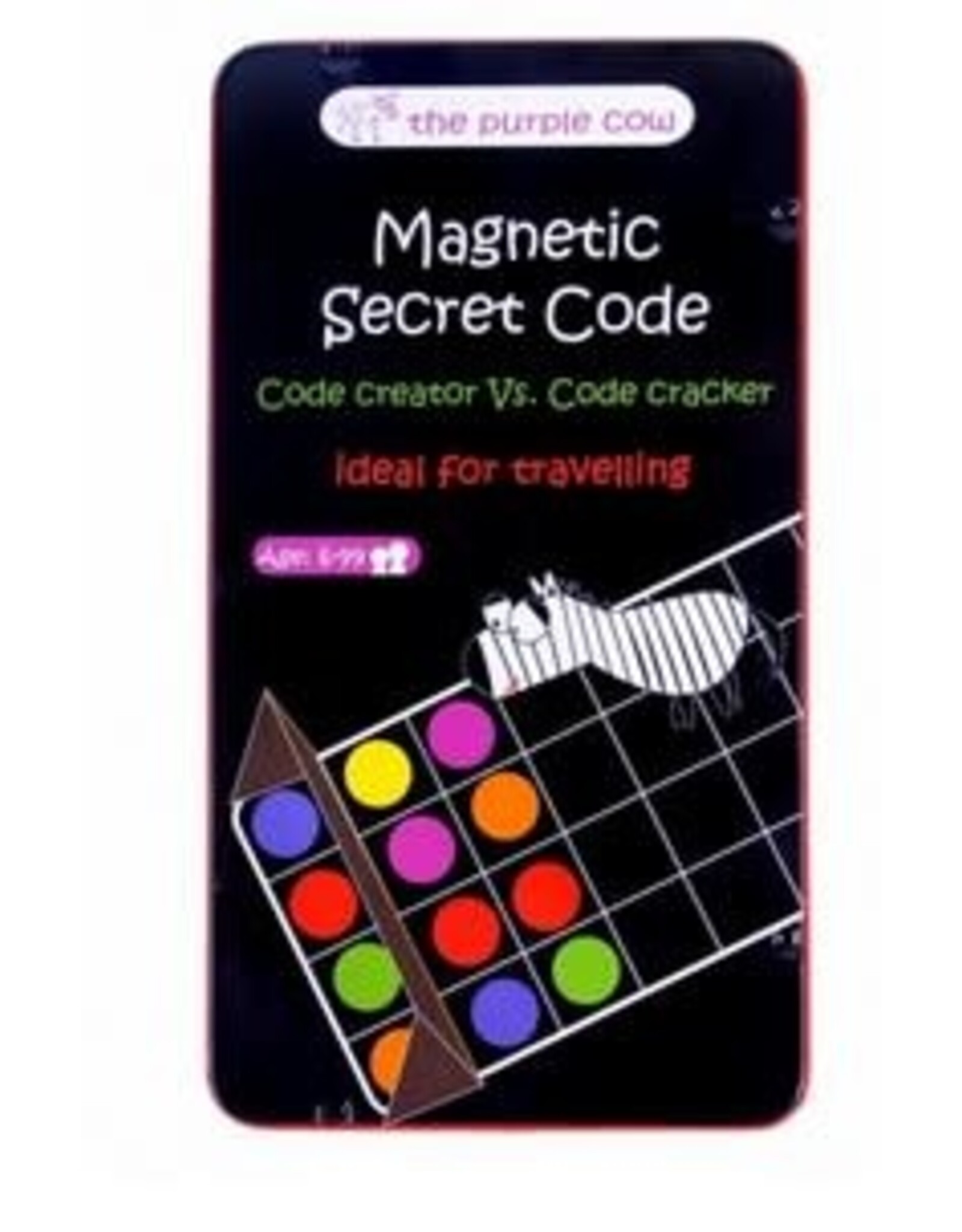 The Purple Cow Magnetic Secret Code Travel Game