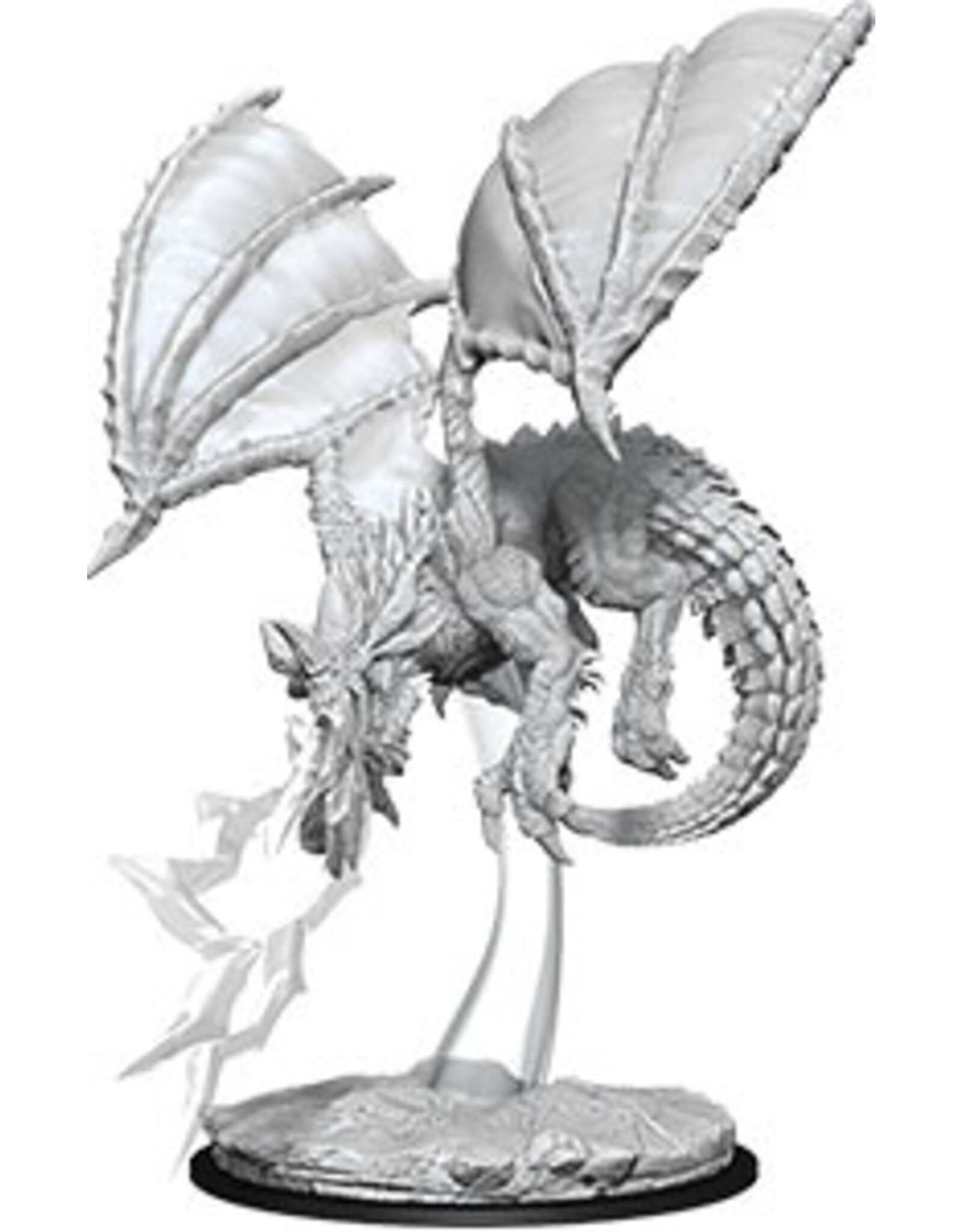 Wiz-Kids D&D Minis: W8 Young Blue Dragon