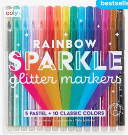 ooly 15 Rainbow Sparkle Glitter Markers