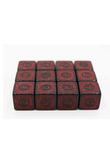 Foam Brain Games Magic Burst Red 12 d6 Dice Set
