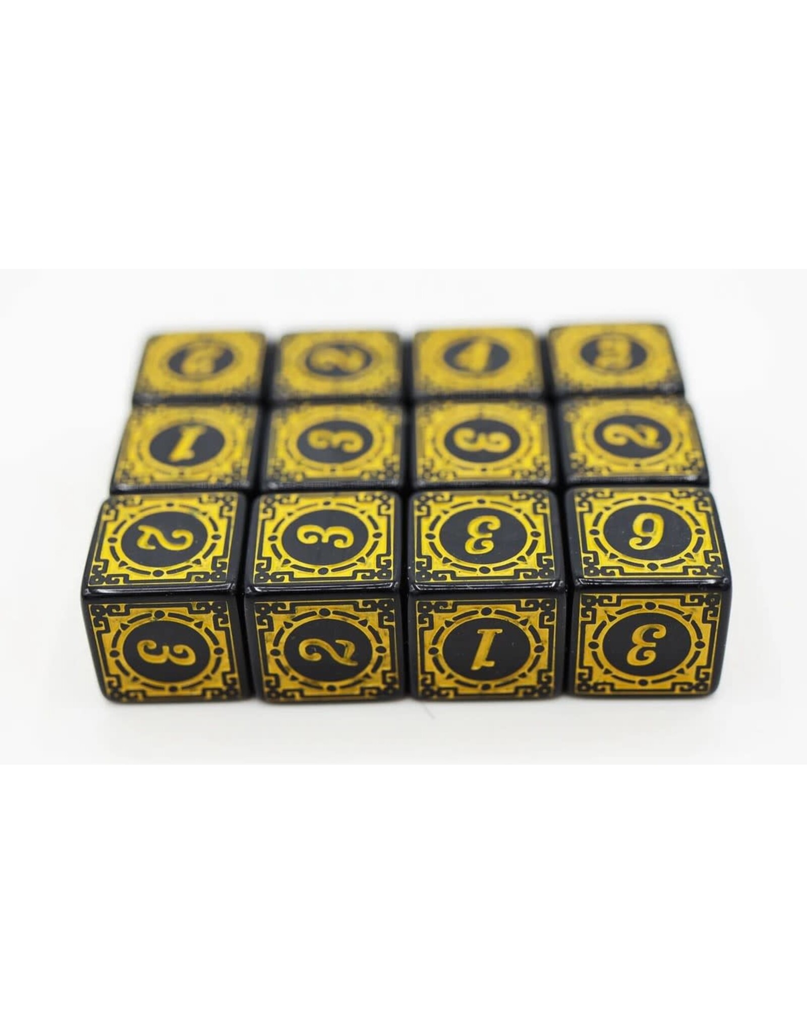 Foam Brain Games Magic Burst Yellow 12 d6 Dice Set