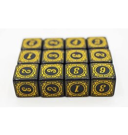 Foam Brain Games Magic Burst Yellow 12 d6 Dice Set