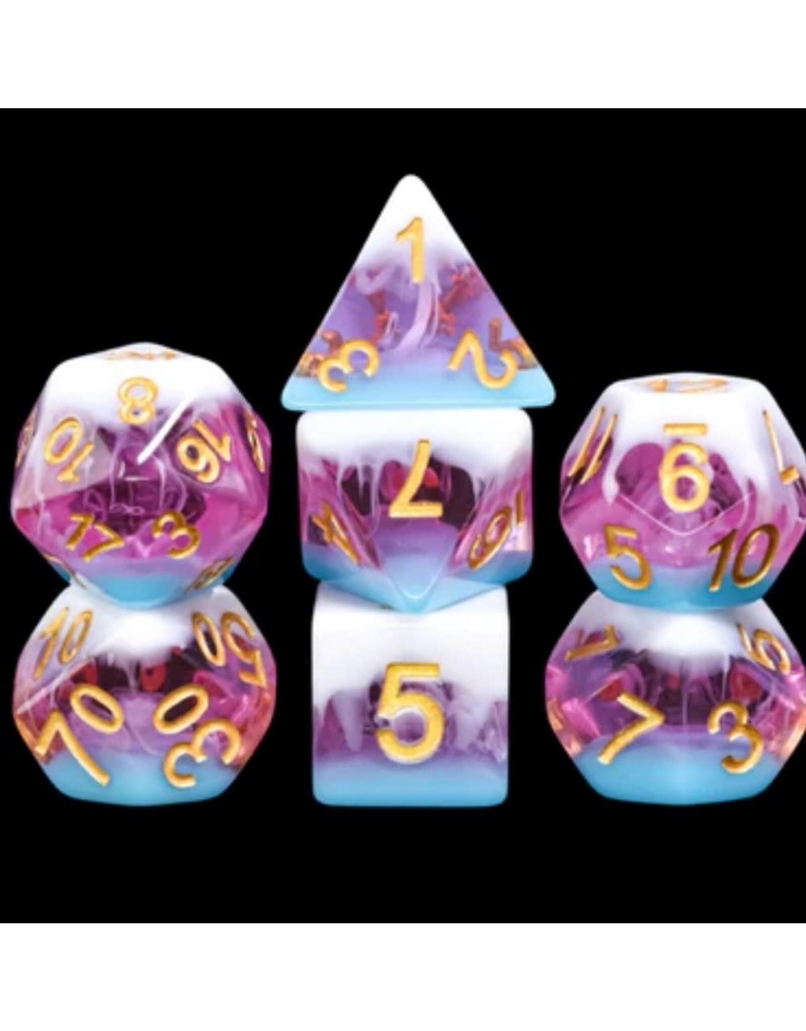 Foam Brain Games No Way Up Poly 7 Dice Set