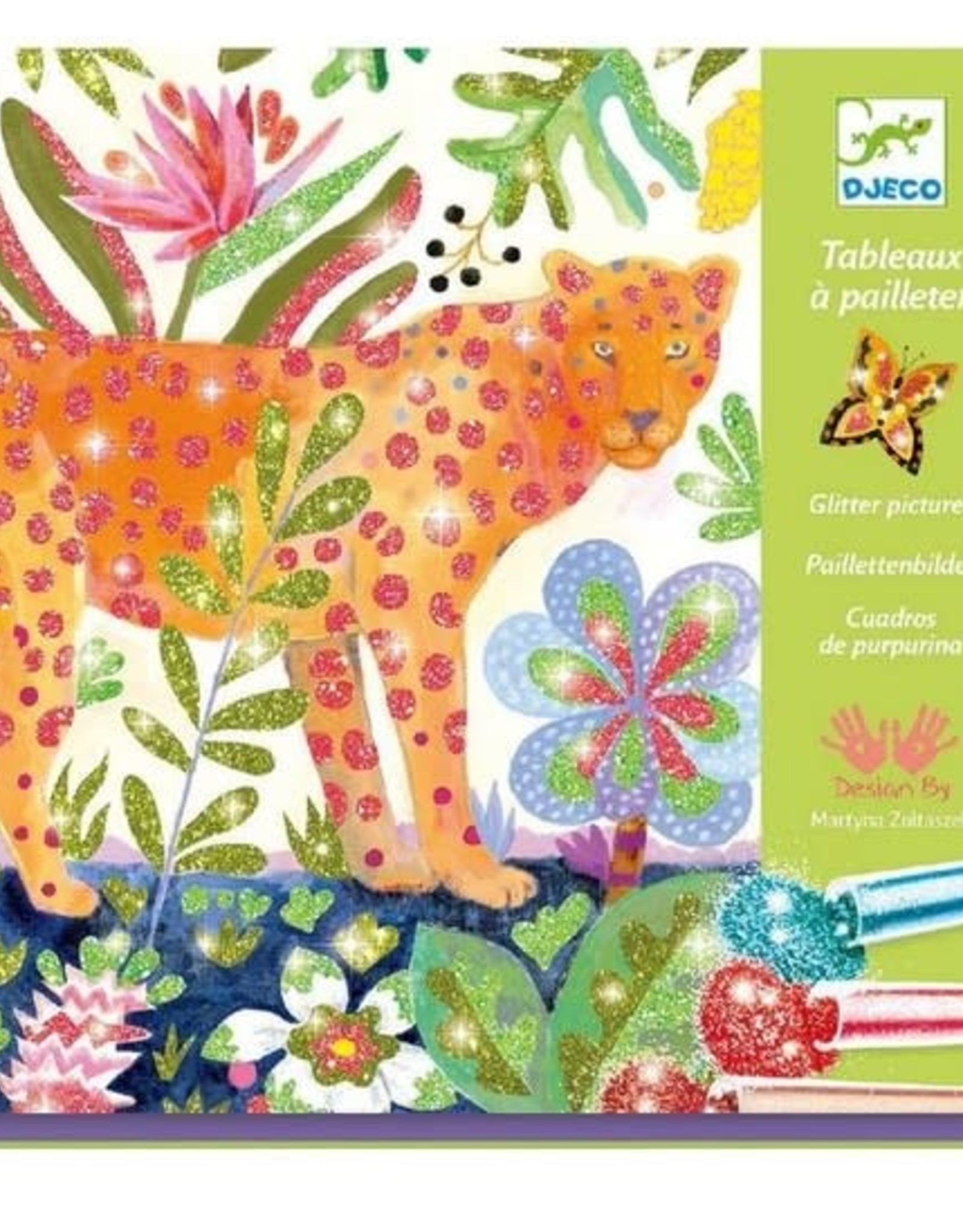 DJECO Tropico Glitter Craft Kit