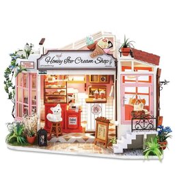 Hands Craft US Inc DIY Miniature Store Kit : Honey Ice Cream Shop