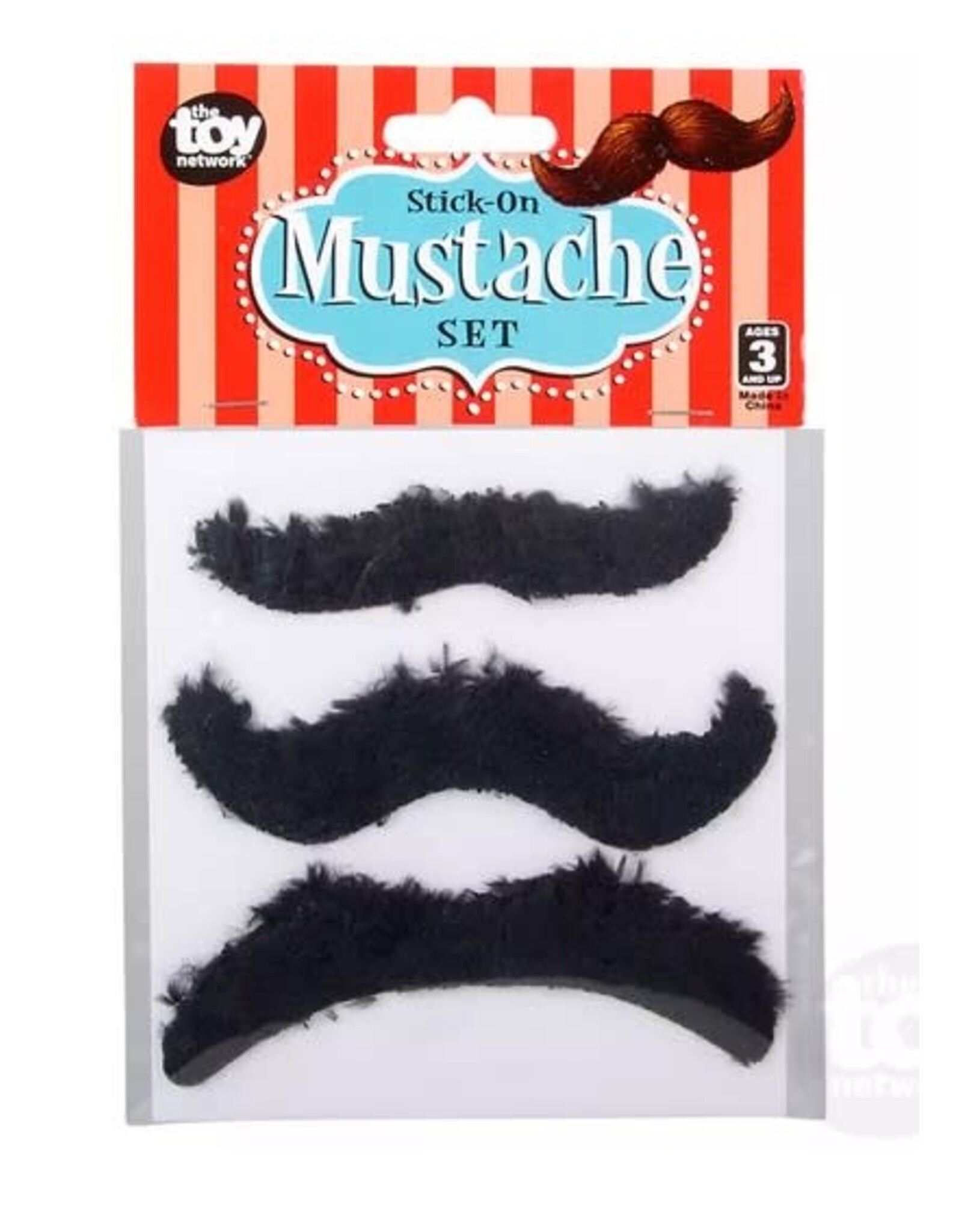 The Toy Network 3 piece Mustache Set