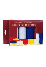 John Hansen 200 Plastic Poker Chips
