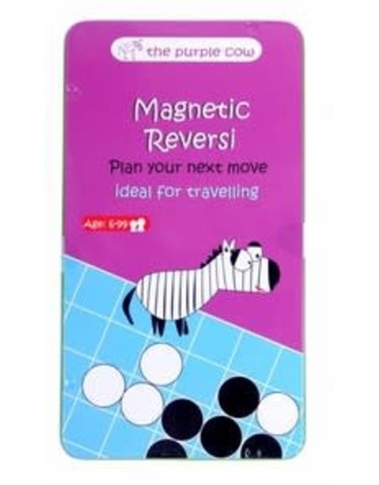 The Purple Cow Magnetic Reversi Travel Game