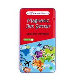 The Purple Cow Magnetic Jet Setter Travel Game