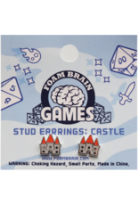 Foam Brain Games Castle Stud Earrings