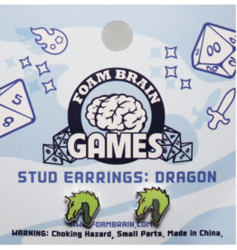 Foam Brain Games Dragon Stud Earrings