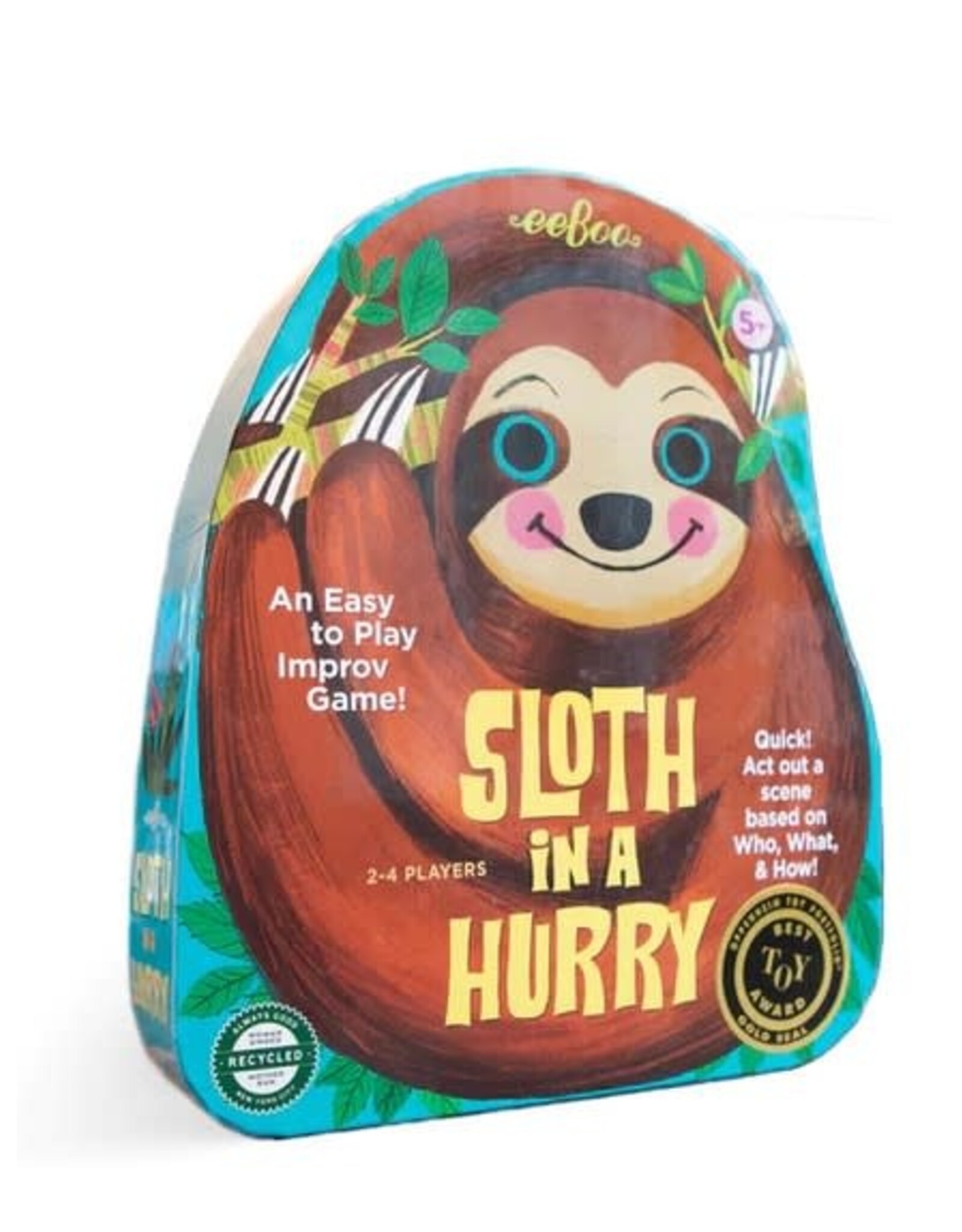 Eeboo Sloth in a Hurry Action Game