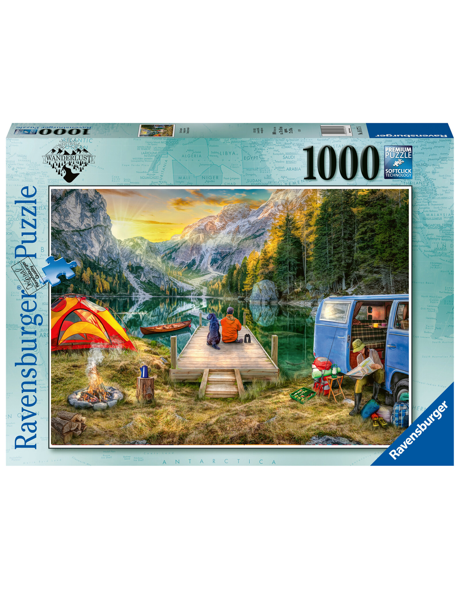 Ravensburger Calm Campsite 1000pc Puzzle