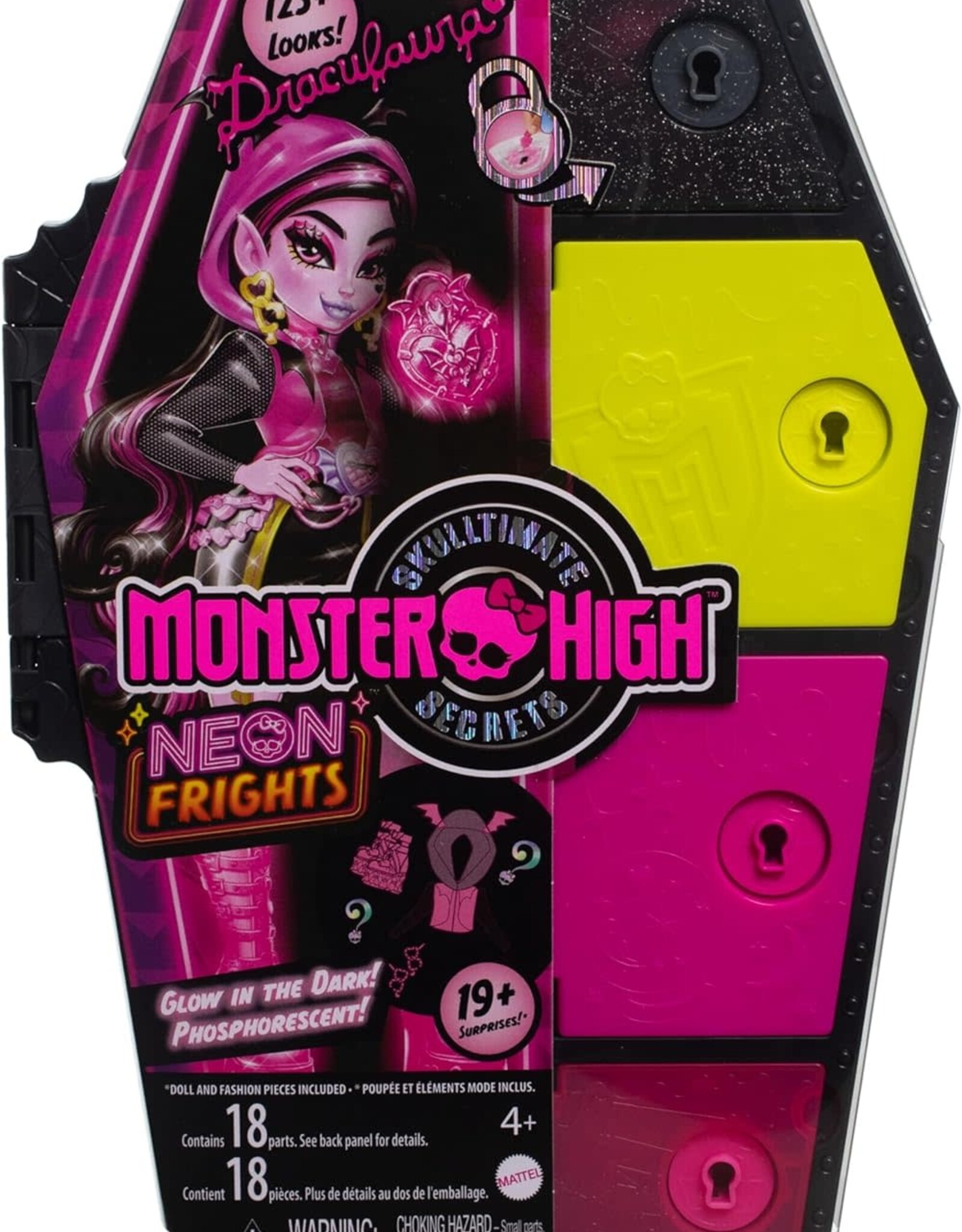 Monster High Skulltimate Secrets Neon Frights series 3 dolls 