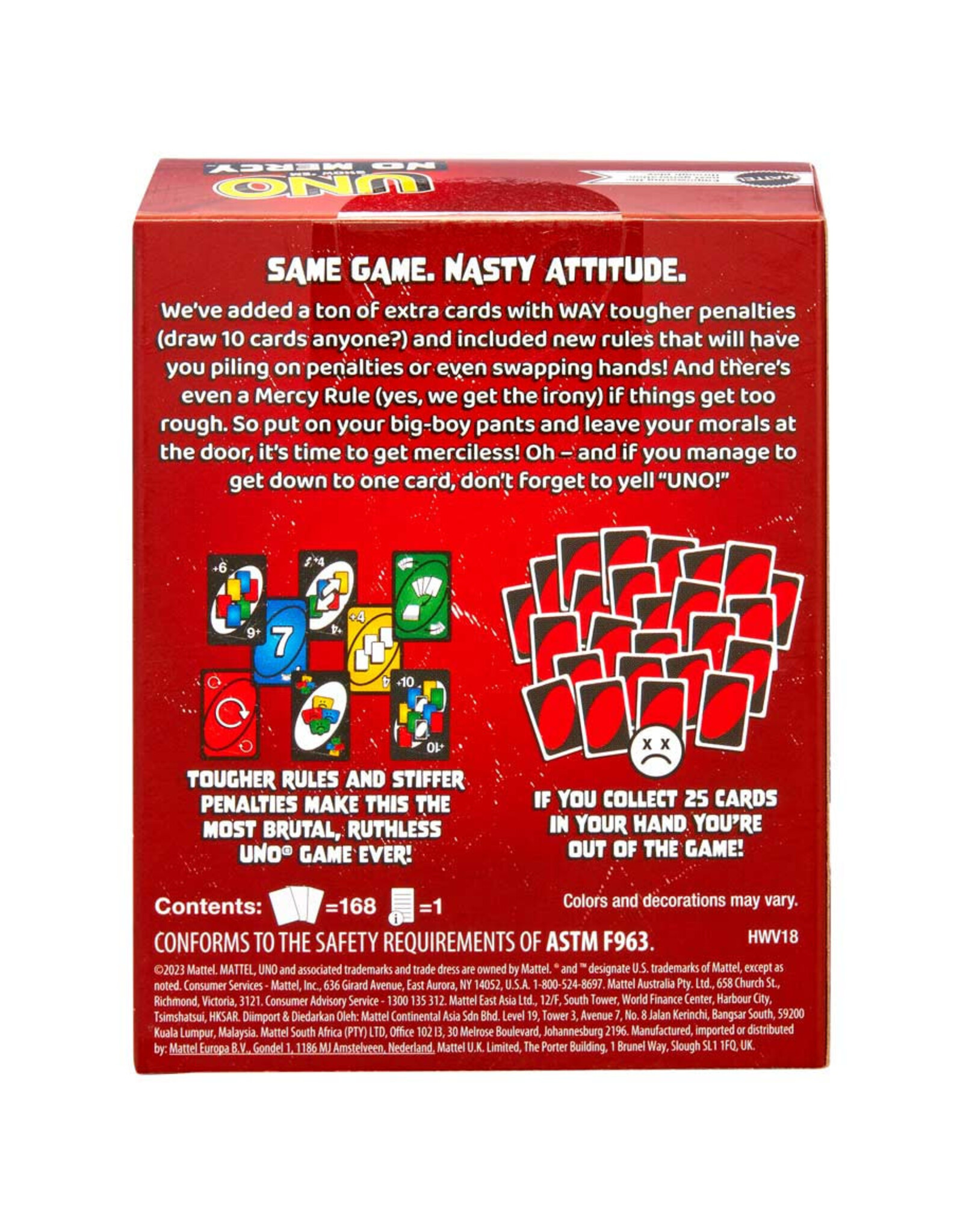 Mattel Inc. Uno: Show em' No Mercy