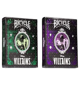 Bicycle Playing Cards: Disney Villains Green/Purple Mix
