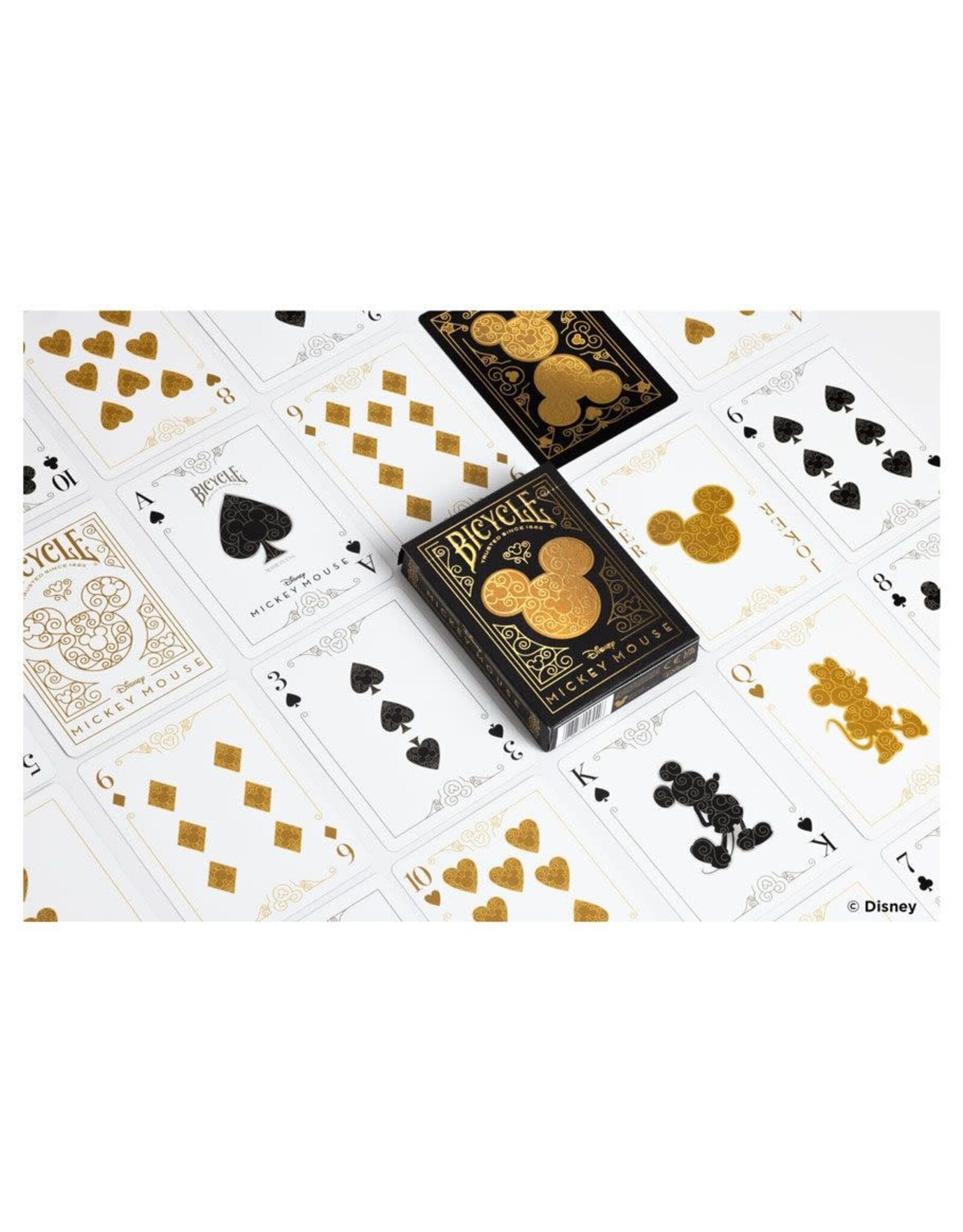 Bicycle Playing Cards: Mickey Black & Gold