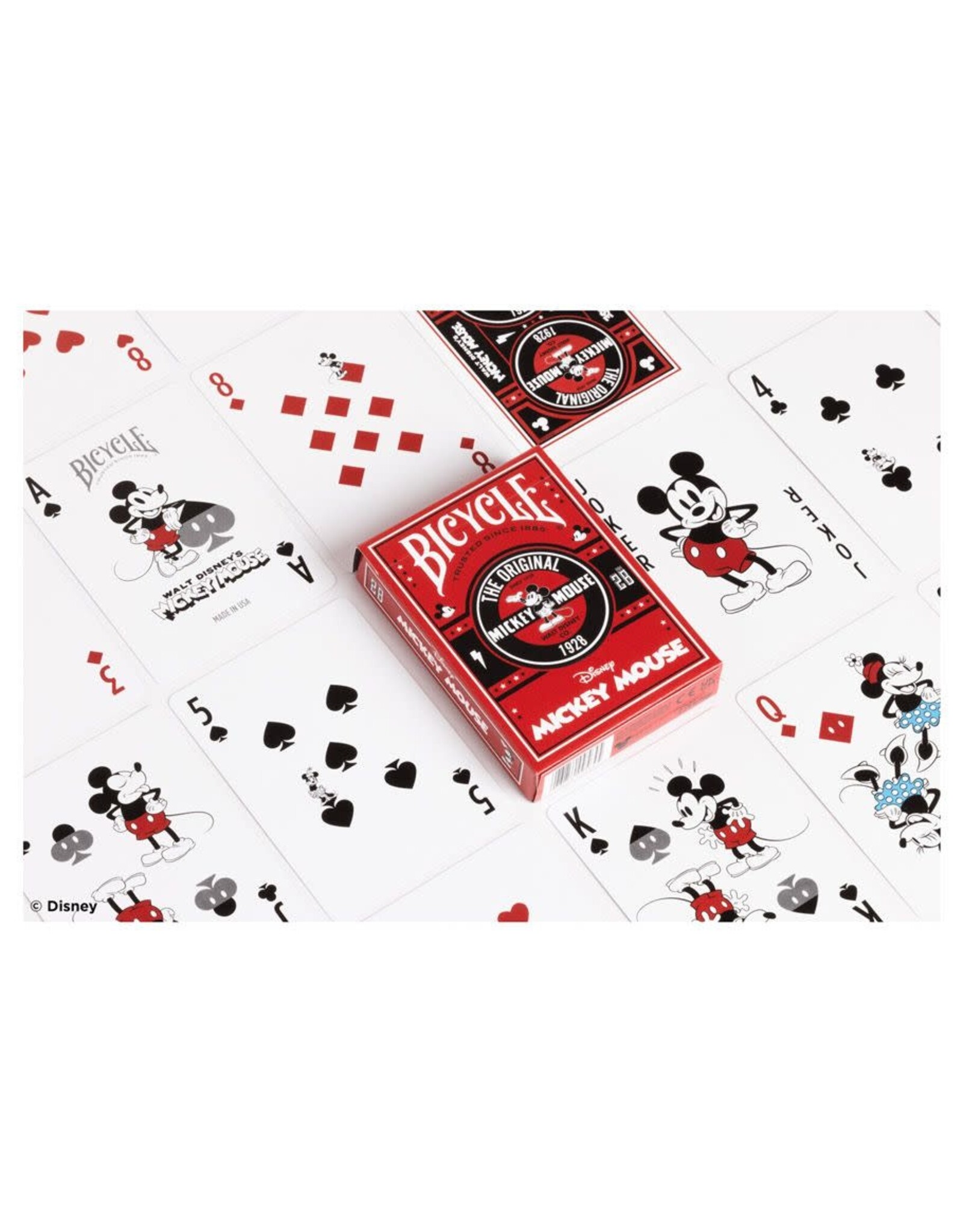 Bicycle Playing Cards: Disney Classic Mickey (Red)