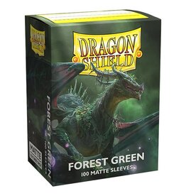 Arcane Tinmen Card Sleeves: Dragon Shields: 100ct Matte Forest Green