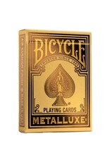 Bicycle Playing Cards: Metalluxe Gold