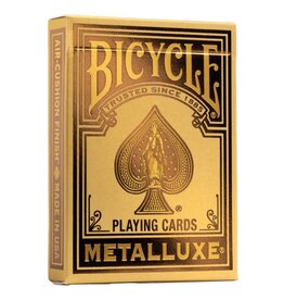 Bicycle Playing Cards: Metalluxe Gold