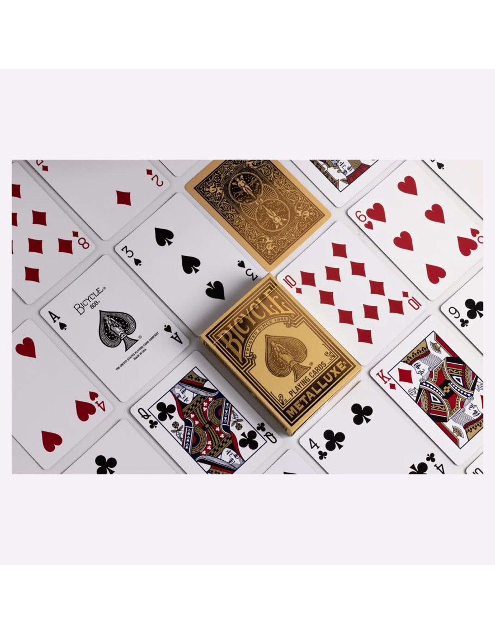 Bicycle Playing Cards: Metalluxe Gold