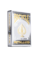 Bicycle Playing Cards: Metalluxe Silver