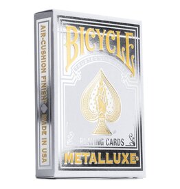 Bicycle Playing Cards: Metalluxe Silver