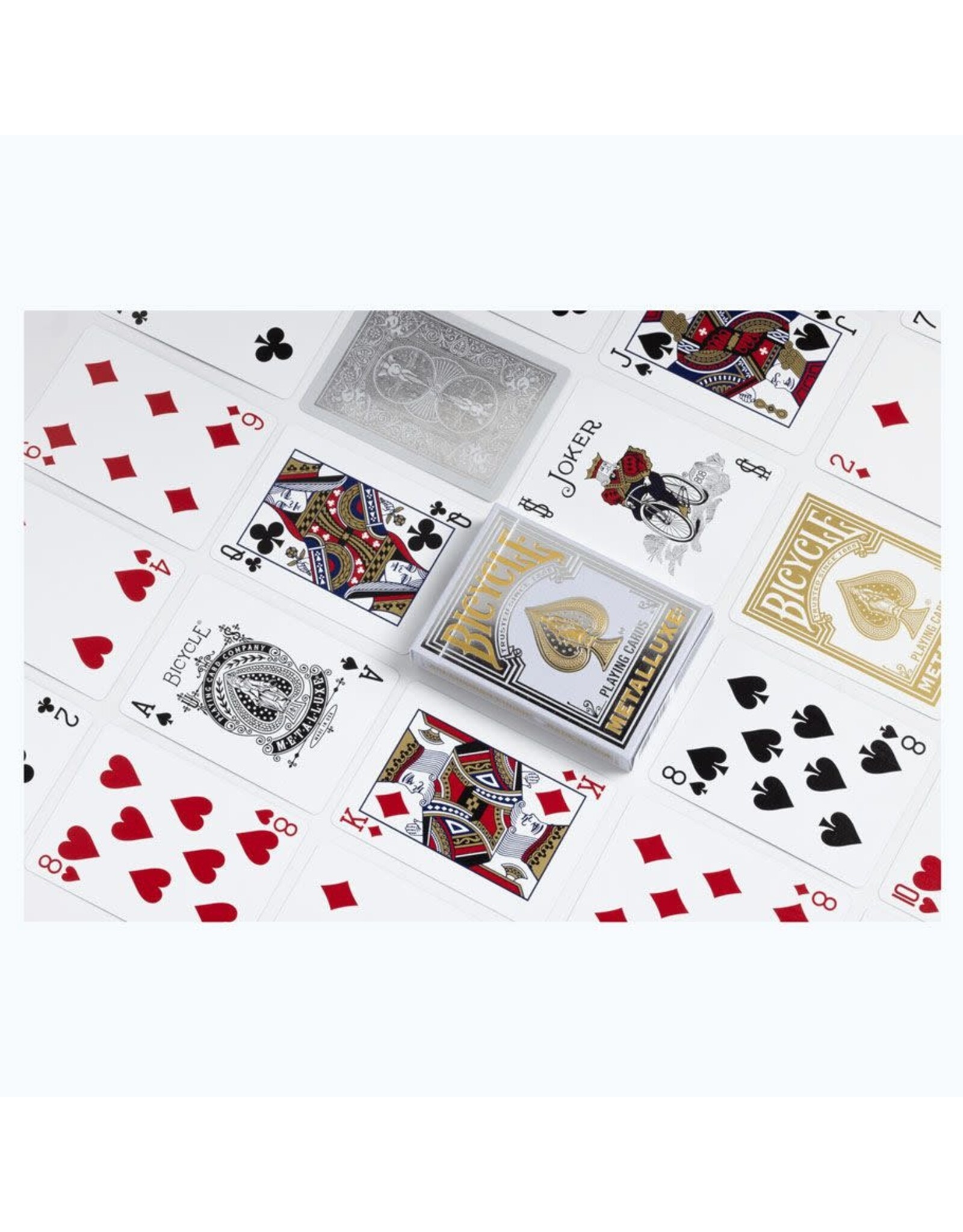 Bicycle Playing Cards: Metalluxe Silver