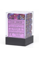 Chessex Blue-Purple/gold Gemini 12mm