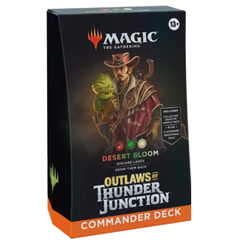 Wizards of the Coast Magic the Gathering: Outlaws of Thunder Junction: Desert Bloom Commander Deck (4-19-24)