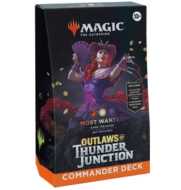 Wizards of the Coast Magic the Gathering: Outlaws of Thunder Junction: Most Wanted  Commander Deck (4-19-24)