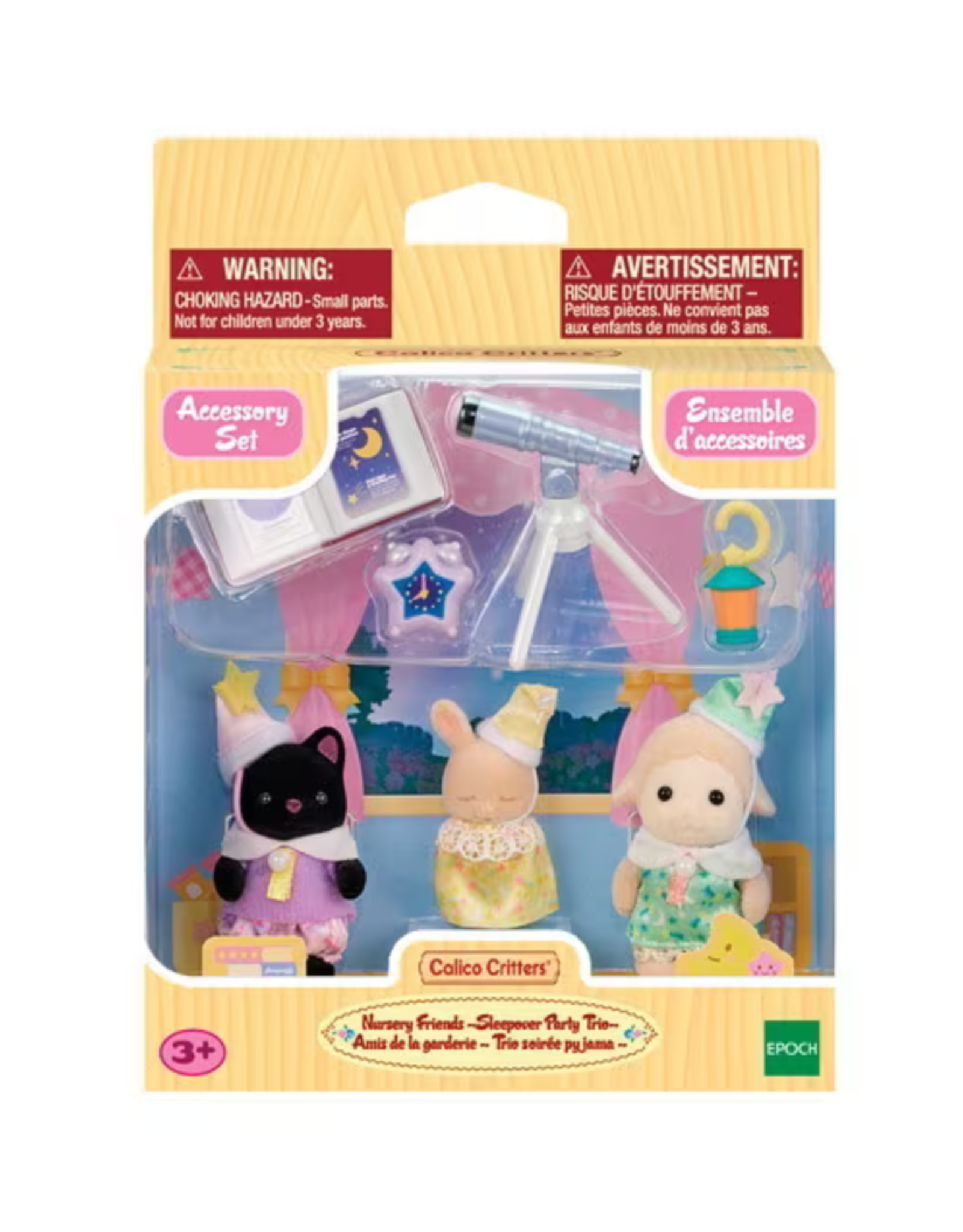 Calico Critters: Nursery Friends - Sleepover Party Trio