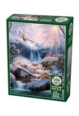 Cobble Hill Mystic Falls in Winter 1000 Piece Puzzle