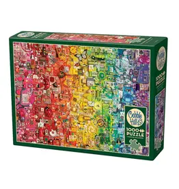 Cobble Hill Colorful Rainbow 1000 Piece Puzzle