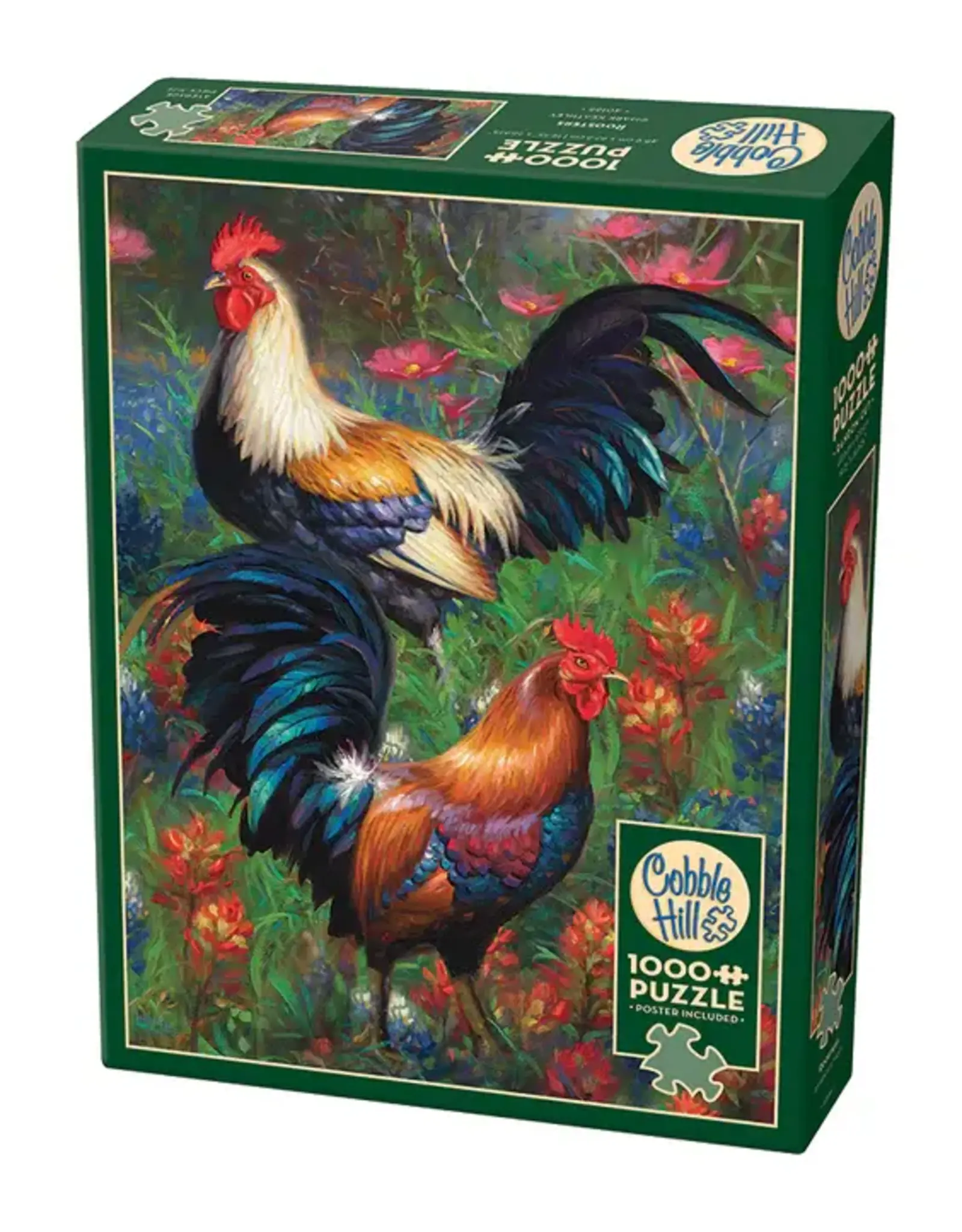 Cobble Hill Roosters 1000 Piece Puzzle