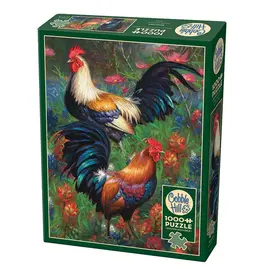 Cobble Hill Roosters 1000 Piece Puzzle