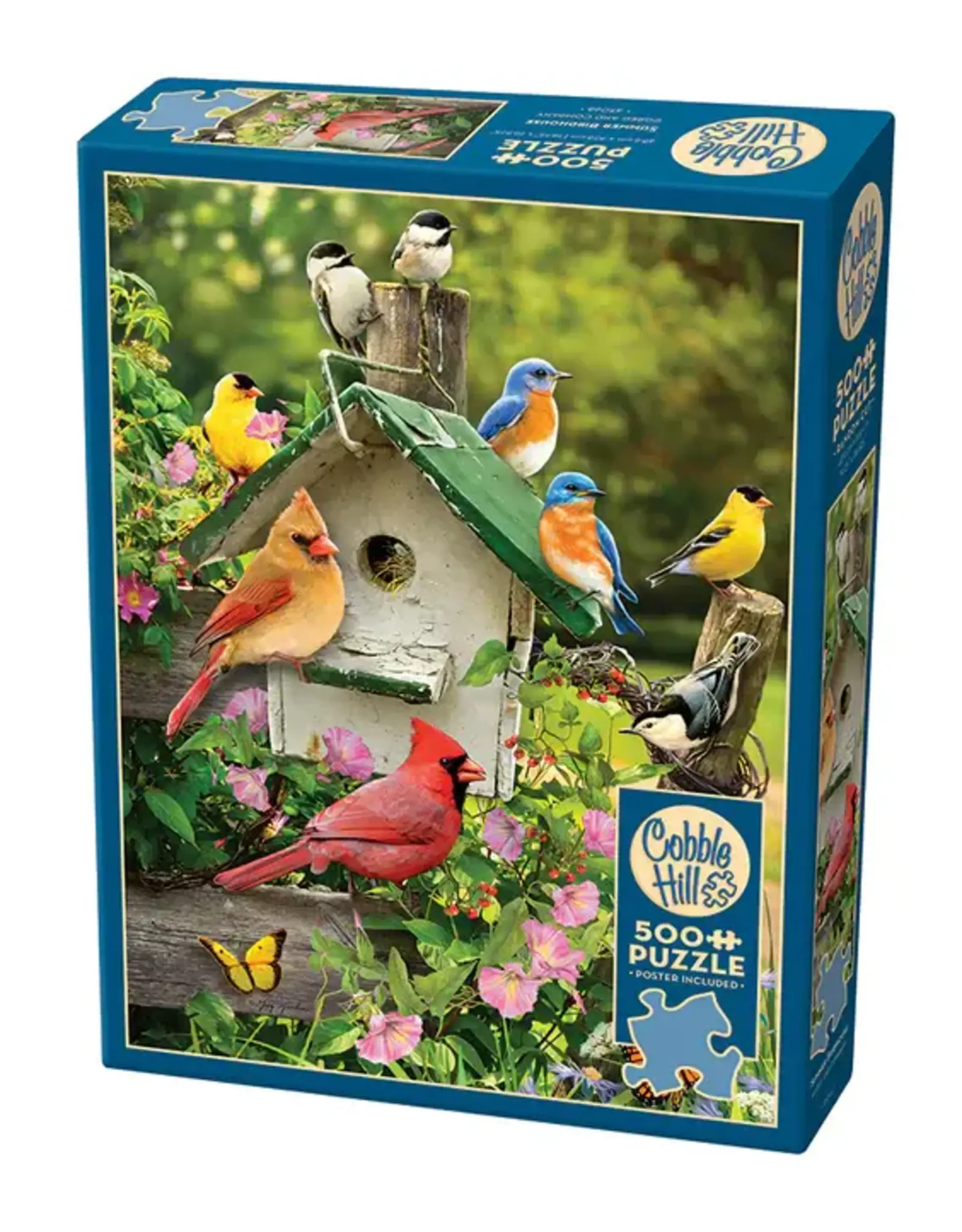 Cobble Hill Summer Birdhouse 500 Piece Puzzle