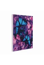 Craft Buddy Crystal Art Mounted Kit: Blue Violet Butterflies