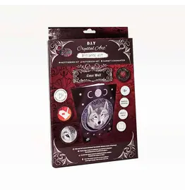 Craft Buddy Crystal Art Notebook Kit: Lunar Wolf