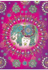 Craft Buddy Crystal Art Notebook Kit: Elephant Fantasy