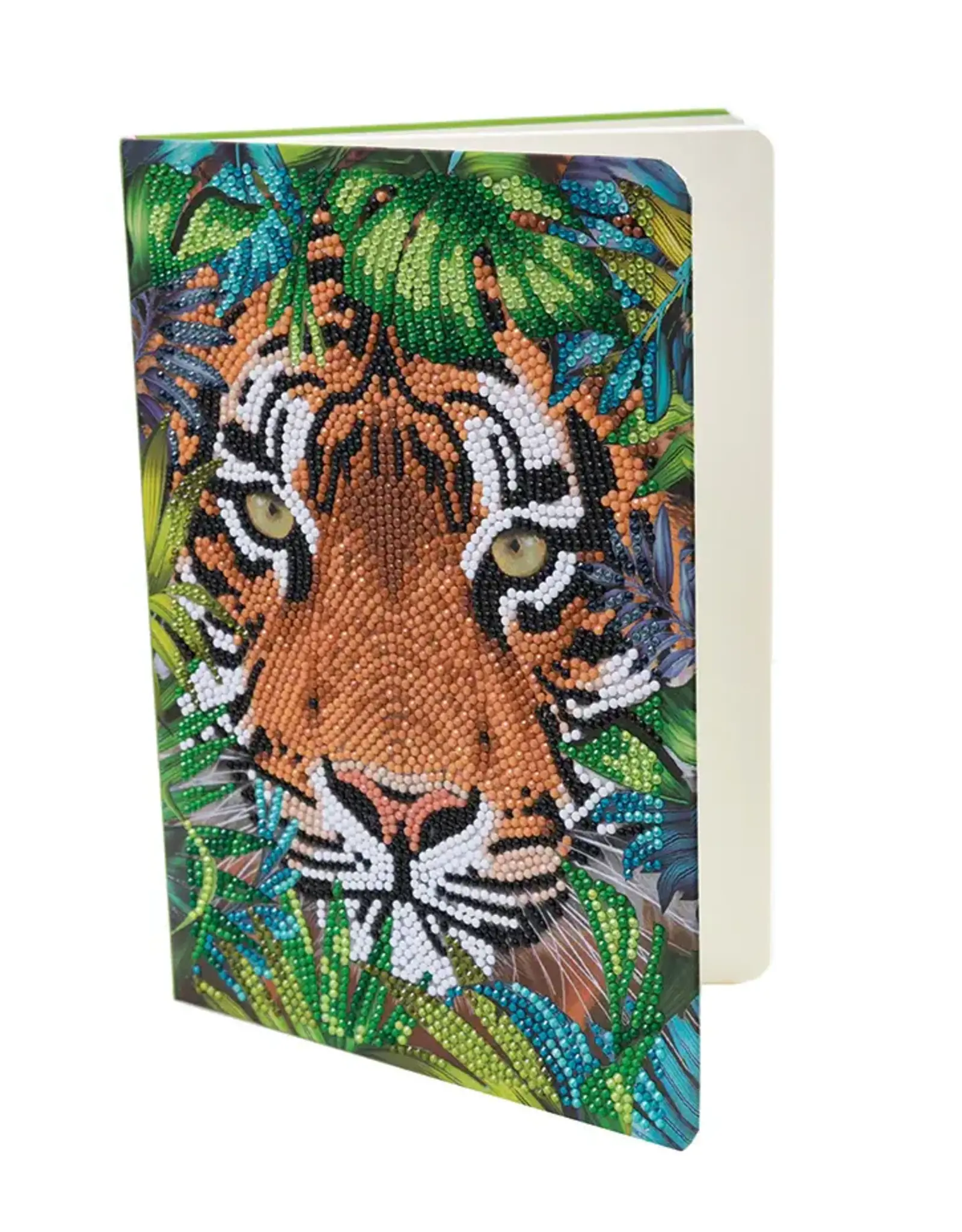 Craft Buddy Crystal Art Notebook Kit: Tiger in the Forest