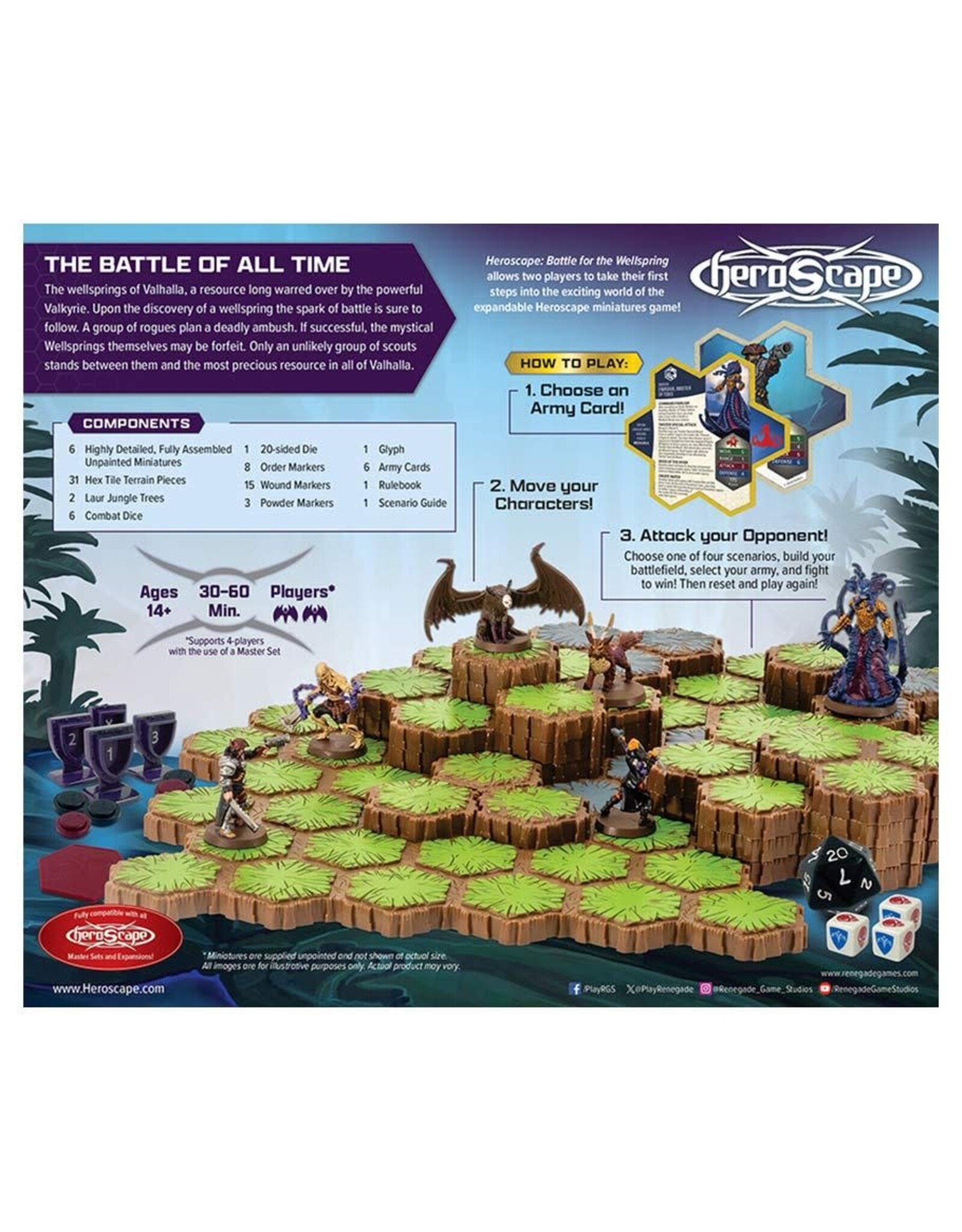 Renegade Heroscape: Battle for the Wellspring Battle Box