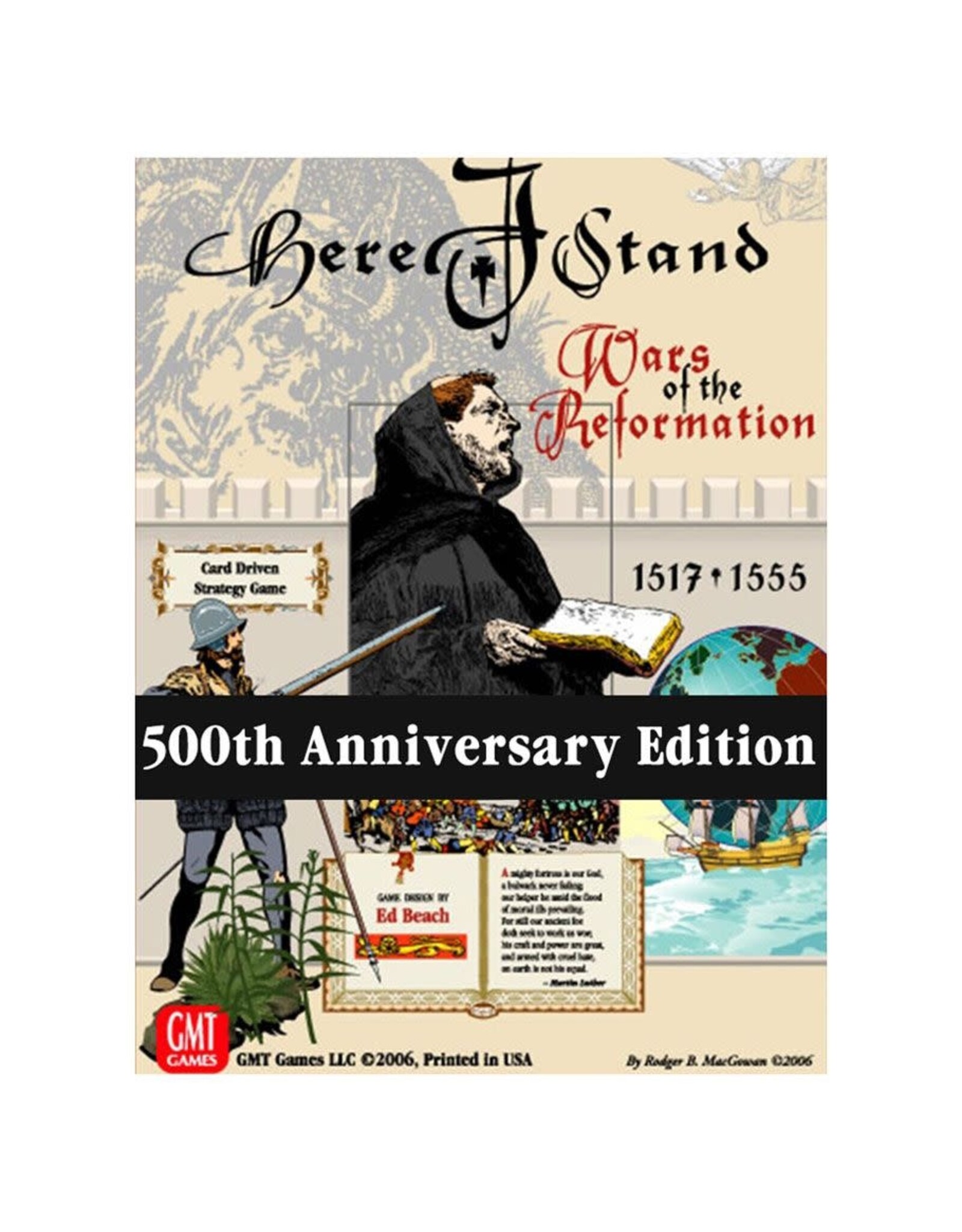 GMT Games Here I Stand 2e 500th Anniversary Edition