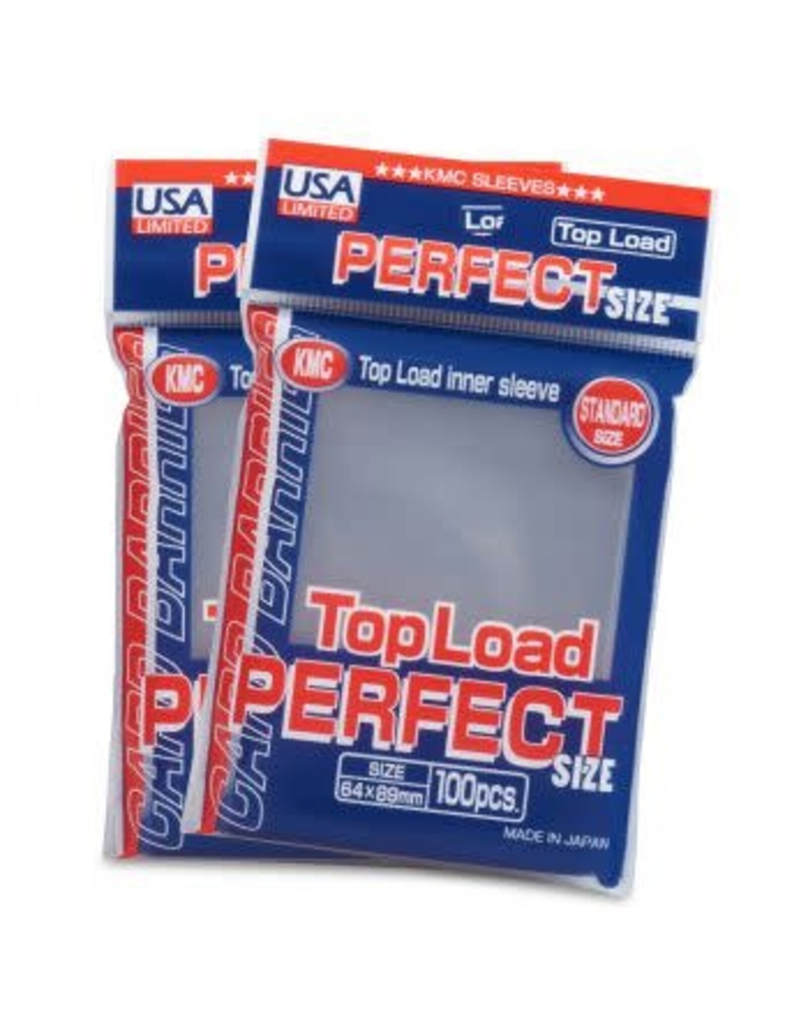 KMC Card Sleeves: KMC: Perfect Fit 100ct Sleeve 64x89mm