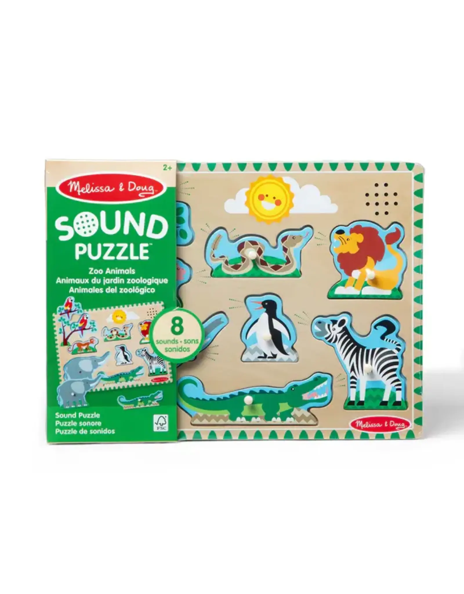 Melissa & Doug Zoo Animals Sound Puzzle