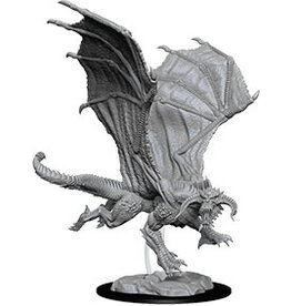Wiz-Kids D&D Minis: W8 Young Black Dragon