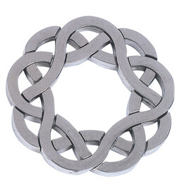 Bepuzzled Coaster Hanayama Cast Metal Puzzle Level 4